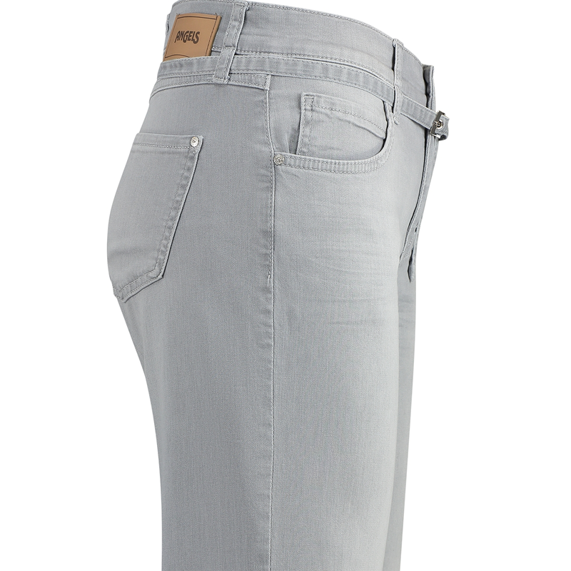 Dames Jeans 311256530 LIZ BELT Angels LICHT GRIJS