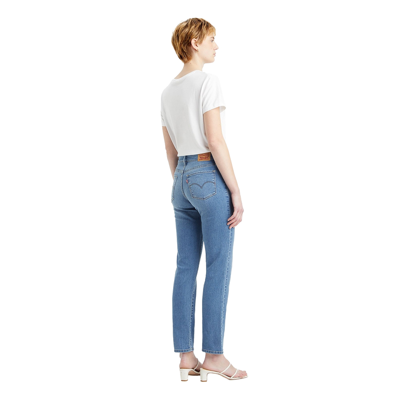 Dames Jeans 312 WORKING HARDER Levi's MID BLUE DENIM