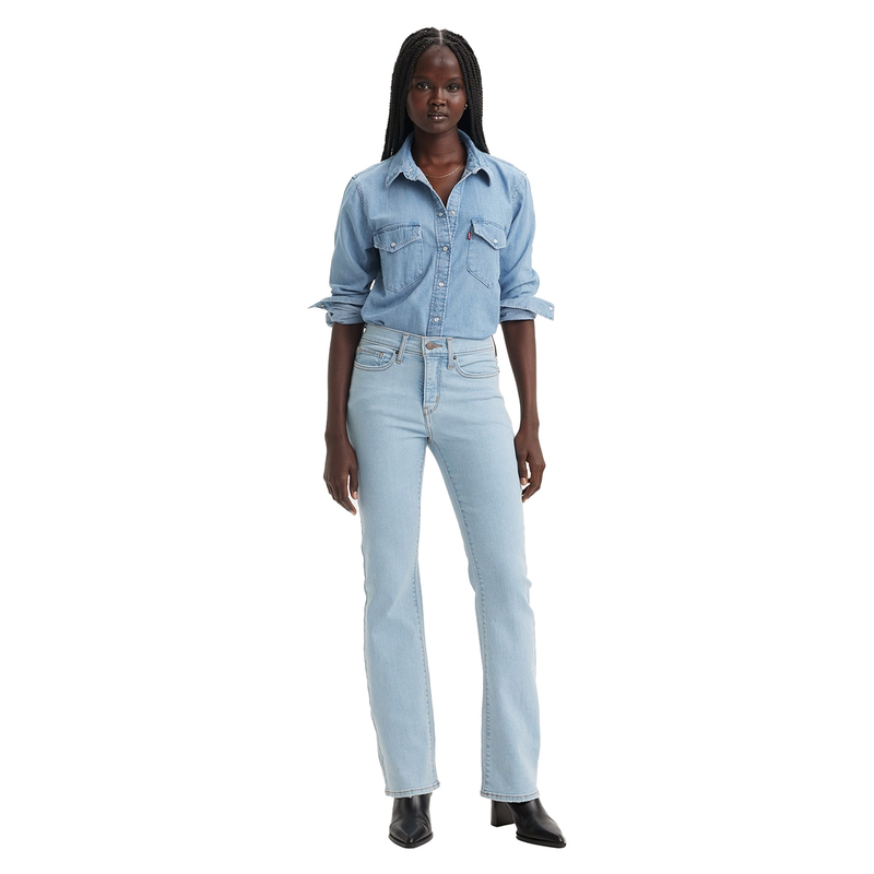Dames Jeans 315 DIFFERENT ROUTE Levi's LIGHT BLUE DENIM