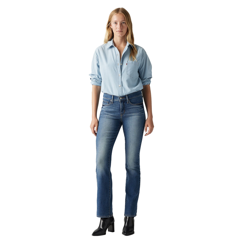 Dames Jeans 315 LOS DOS Levi's MID BLUE DENIM