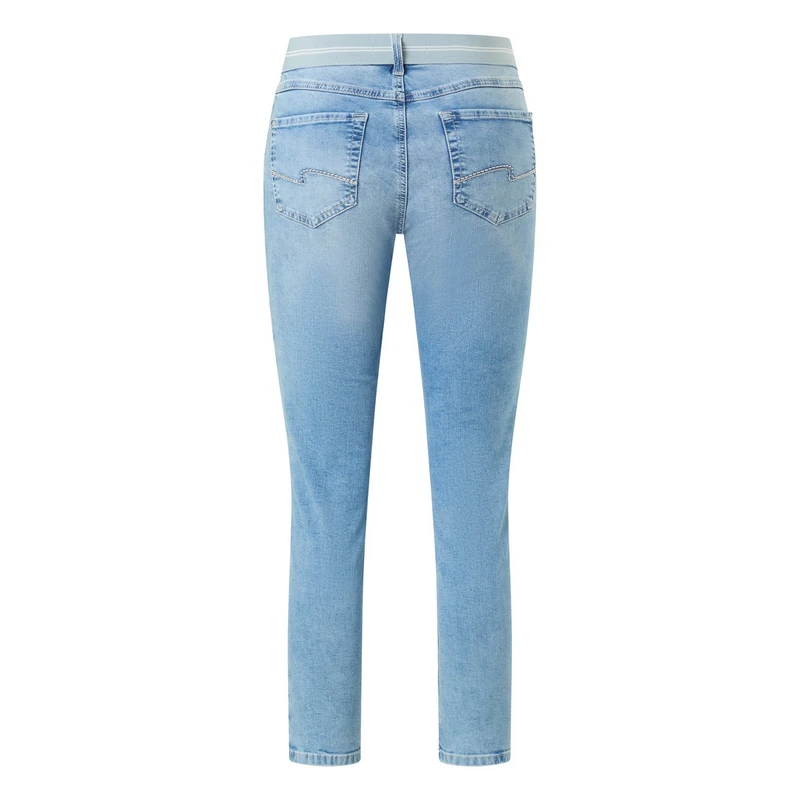 Dames Jeans 332688907 ORNELLA SPORTY Angels MID BLUE DENIM