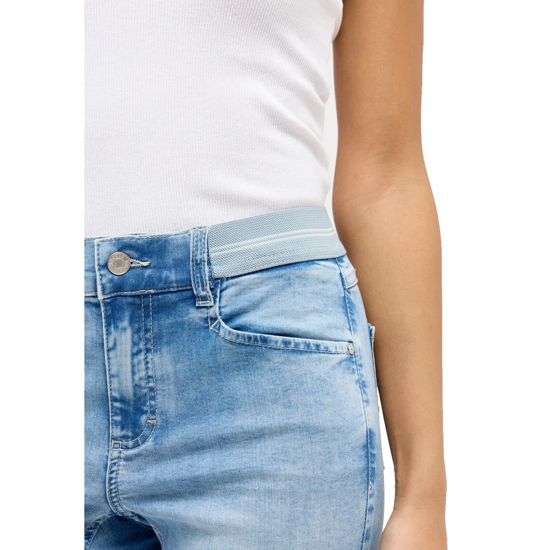 Dames Jeans 332688907 ORNELLA SPORTY Angels MID BLUE DENIM