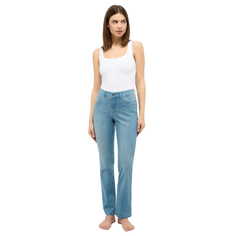 Dames Jeans 332890031 LENI Angels MID BLUE DENIM
