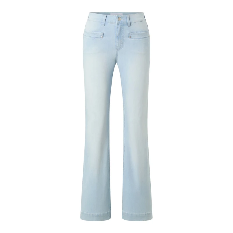 Dames Jeans 332895331 LENI FLARED POCKET Angels BLEACHED BLUE DENIM