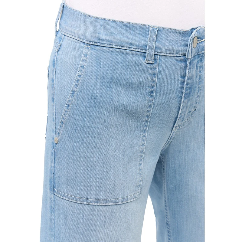 Dames Jeans 350256830 LIZ WORKER Angels BLEACHED BLUE DENIM