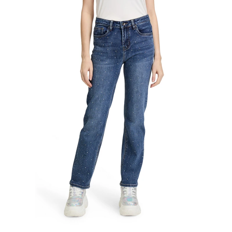 Dames Jeans 69047504 Cartoon MIDDEN BLAUW