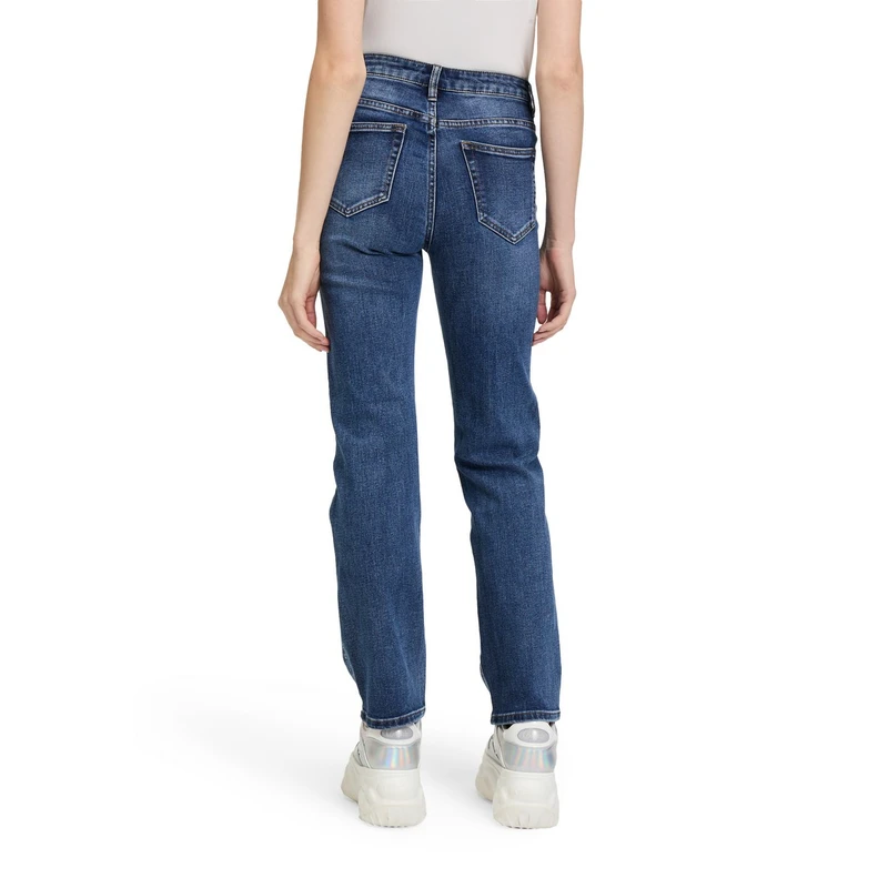 Dames Jeans 69047504 Cartoon MIDDEN BLAUW