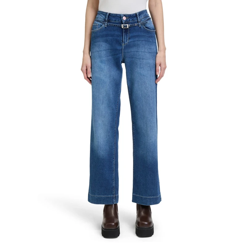 Dames Jeans 69097948 Cartoon MIDDEN BLAUW