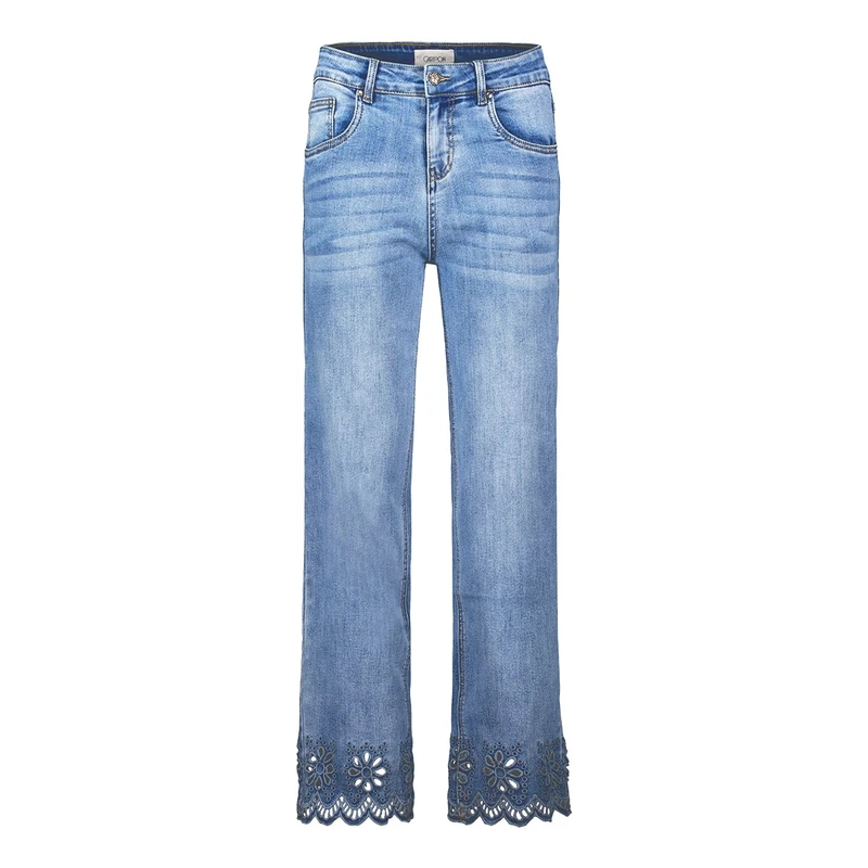 Dames Jeans 69207522 Cartoon MIDDEN BLAUW