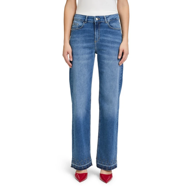Dames Jeans 69217948 Cartoon MIDDEN BLAUW