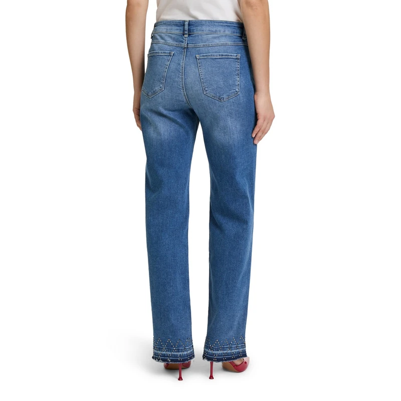 Dames Jeans 69217948 Cartoon MIDDEN BLAUW