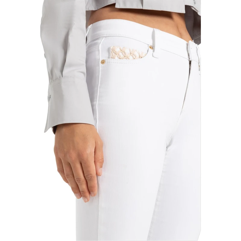 Dames Jeans 9047-0083-34 piper Cambio WHITE DENIM