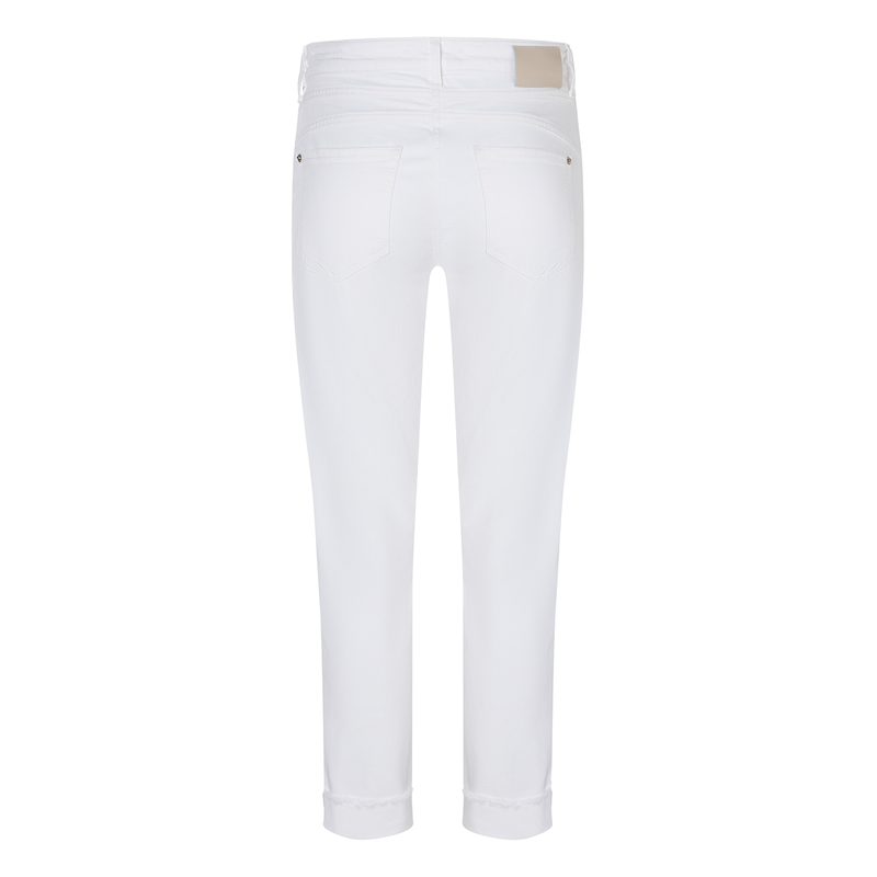 Dames Jeans 9059-0083-39pipersho Cambio WHITE DENIM