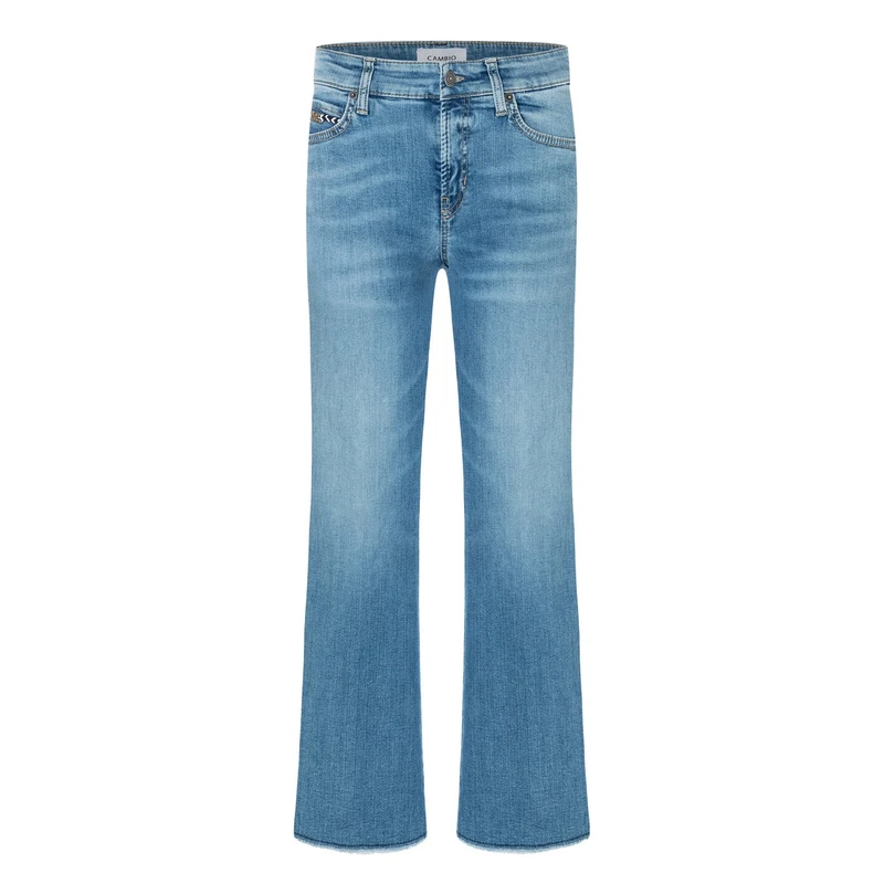 Dames Jeans 9128-0067-52 frances Cambio MID BLUE DENIM