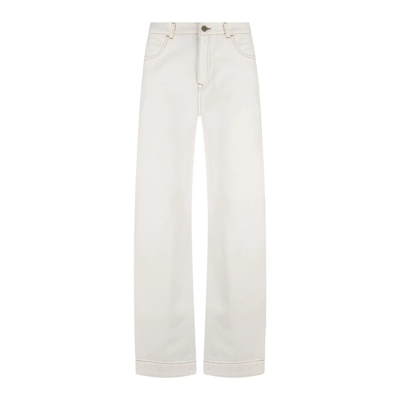 Dames Jeans ABBY PANTS DENIM Nukus OFF-WHITE