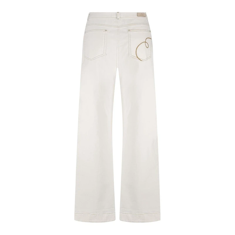 Dames Jeans ABBY PANTS DENIM Nukus OFF-WHITE