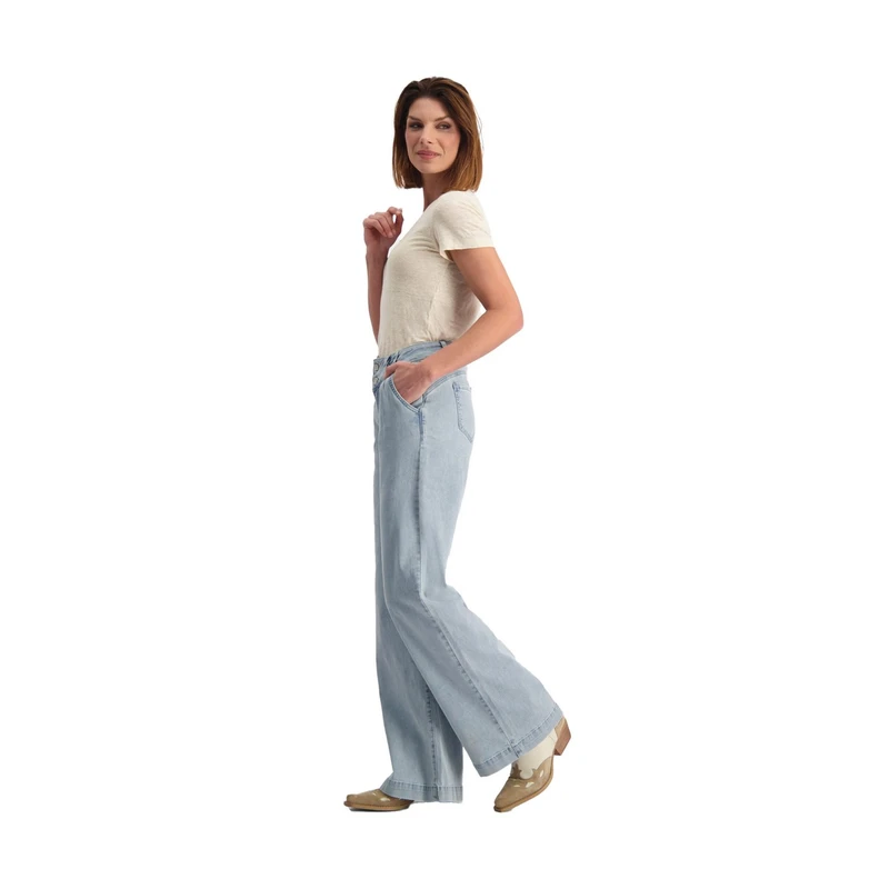 Dames Jeans Angela FLOREZ LIGHT BLUE DENIM