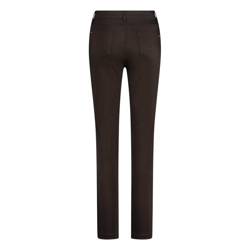 Dames Jeans Arno #Nitro satin Sanne DONKER BRUIN