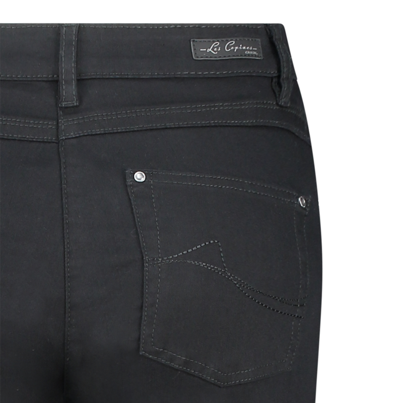Dames Jeans Cathy denim Sandra Les Copines BLACK DENIM