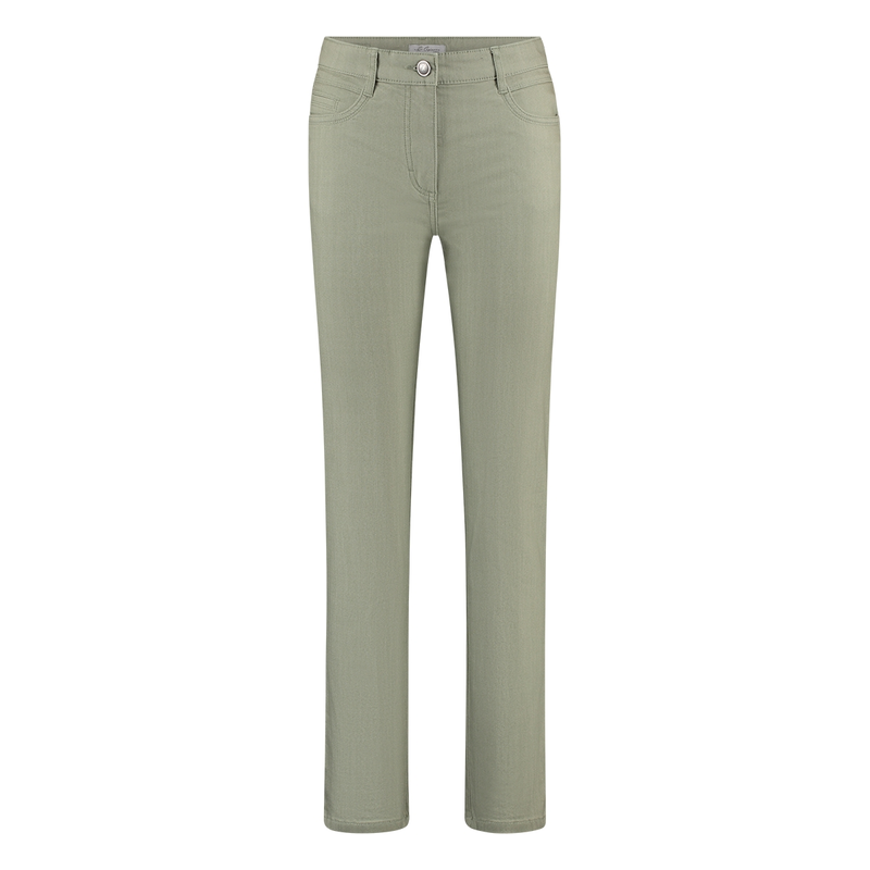 Dames Jeans Cathy Les Copines KHAKIGROEN