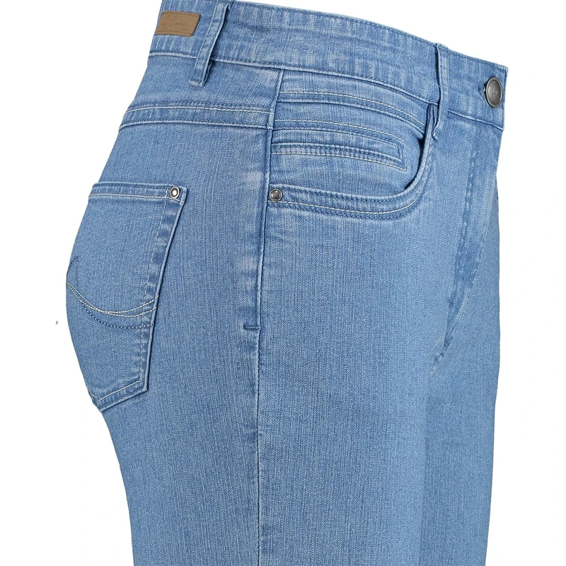 Dames Jeans CathydenimSandra Les Copines BLEACHED BLUE DENIM
