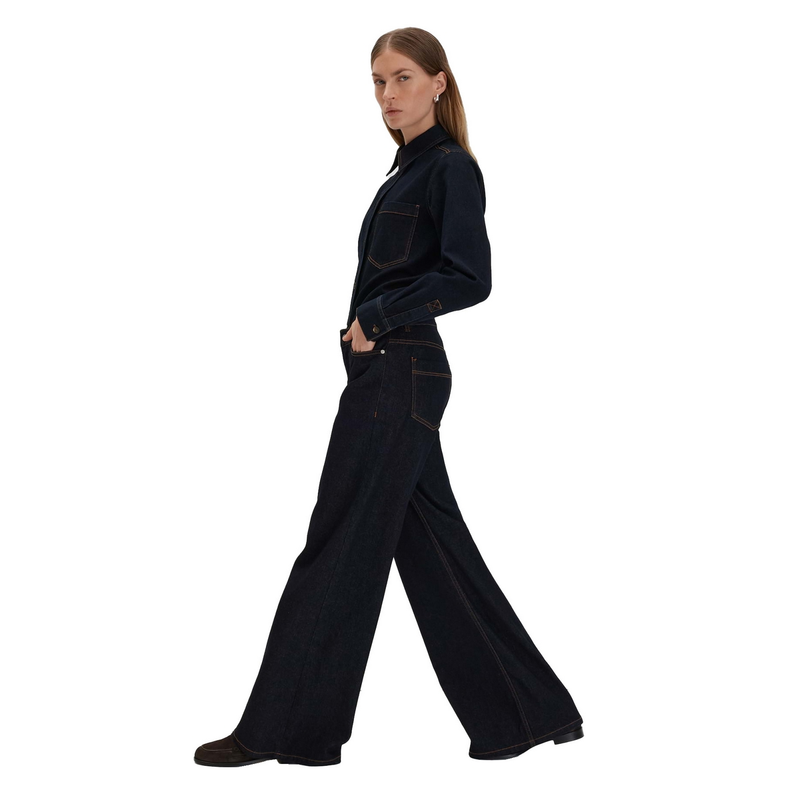 Dames Jeans Cellma palazzo Someday DARK BLUE DENIM