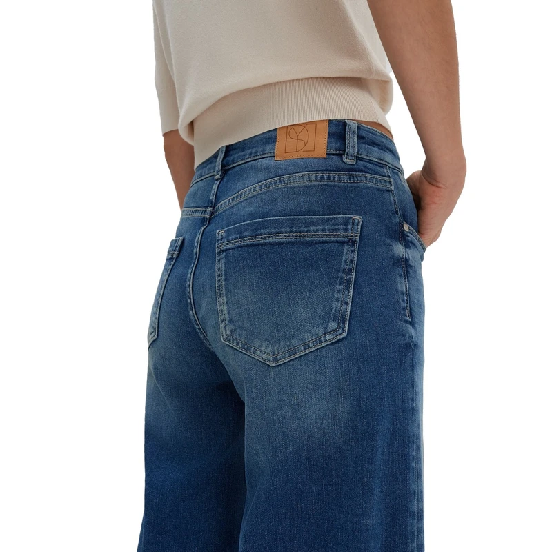 Dames Jeans Cellma palazzo Someday MID BLUE DENIM
