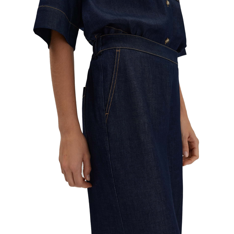Dames Jeans Charlie wide denim Someday DARK BLUE DENIM