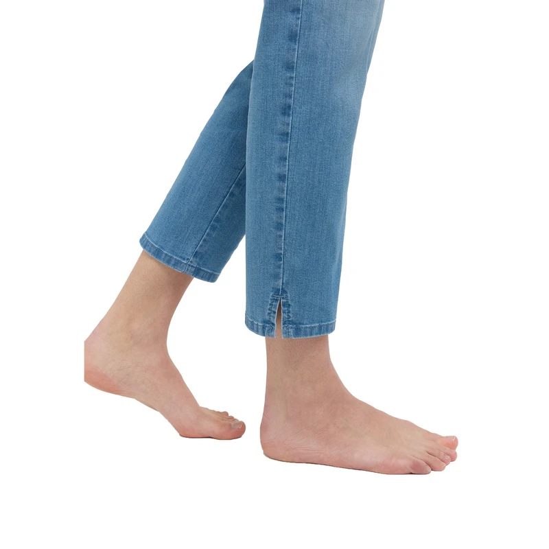 Dames Jeans CICI CROP SLIT CARGO 311345600 Angels LIGHT BLUE DENIM