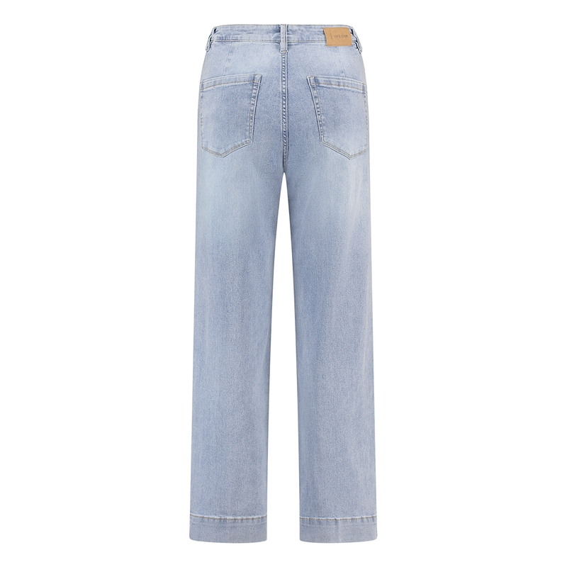 Dames Jeans Conny SVU 4435A Ivy & You BLEACHED BLUE DENIM