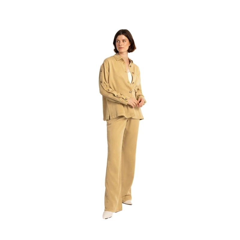 Dames Jeans CS23-22518 Claudia Strater TAUPE