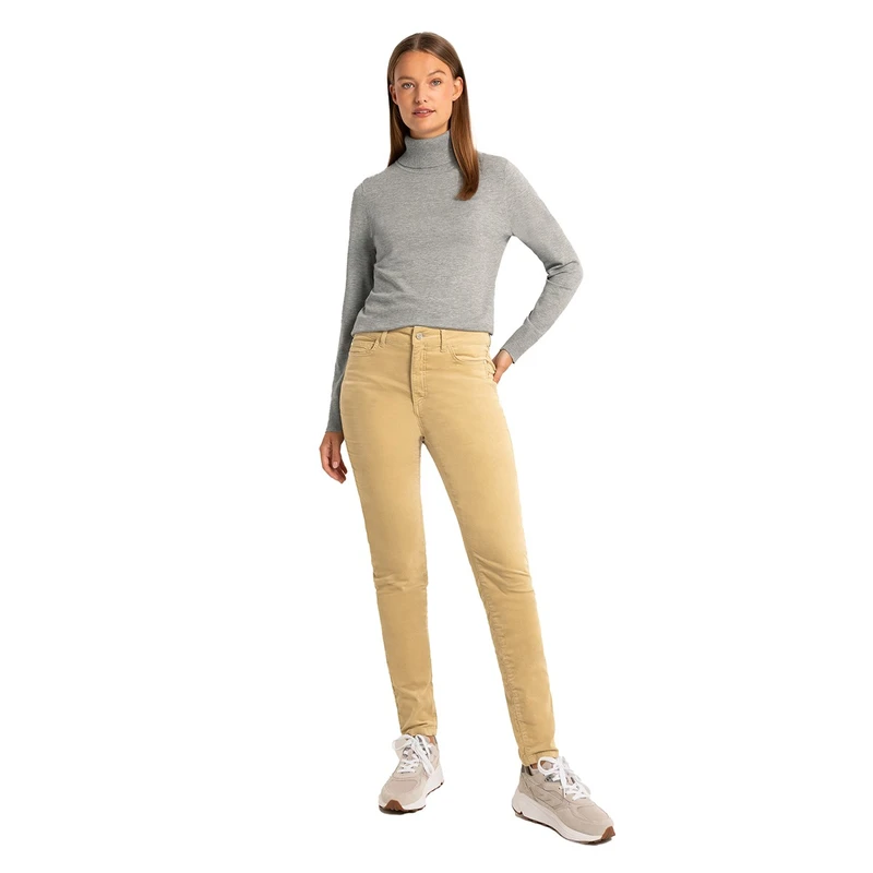 Dames Jeans CS23-22530 Claudia Strater TAUPE