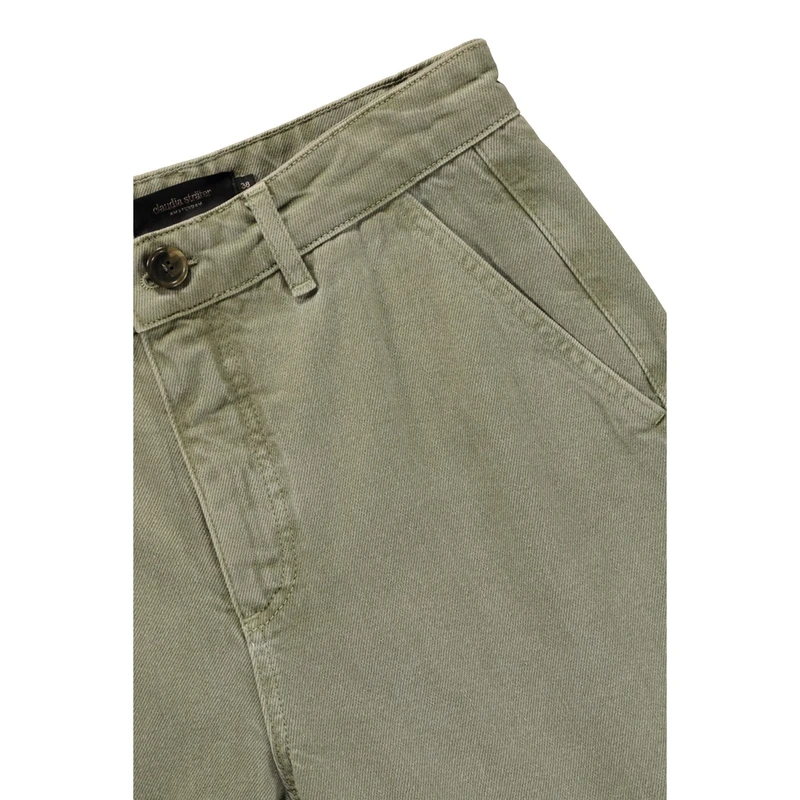 Dames Jeans CS24-22507 Claudia Strater KHAKIGROEN