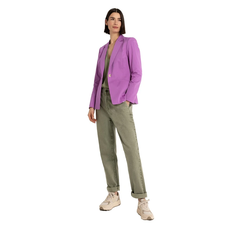 Dames Jeans CS24-22508 Claudia Strater KHAKIGROEN