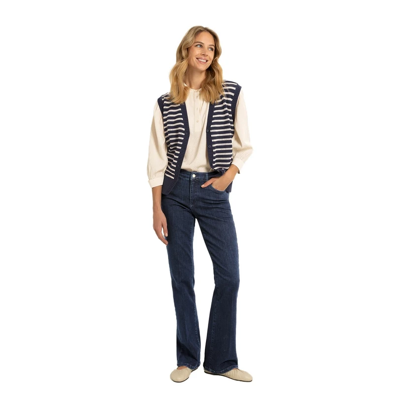 Dames Jeans CS25-22512 Claudia by Claudia Strater DARK BLUE DENIM