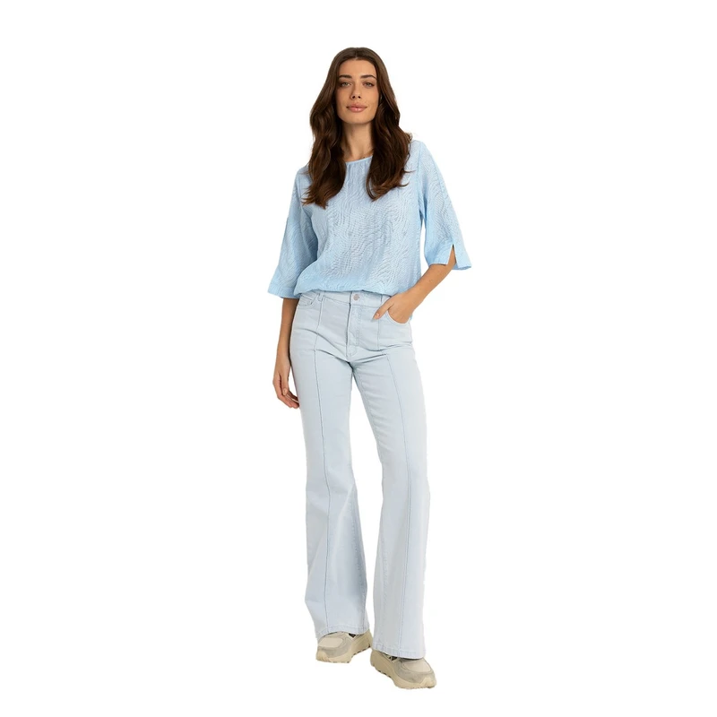 Dames Jeans CS25-22522 Claudia Strater BLEACHED BLUE DENIM