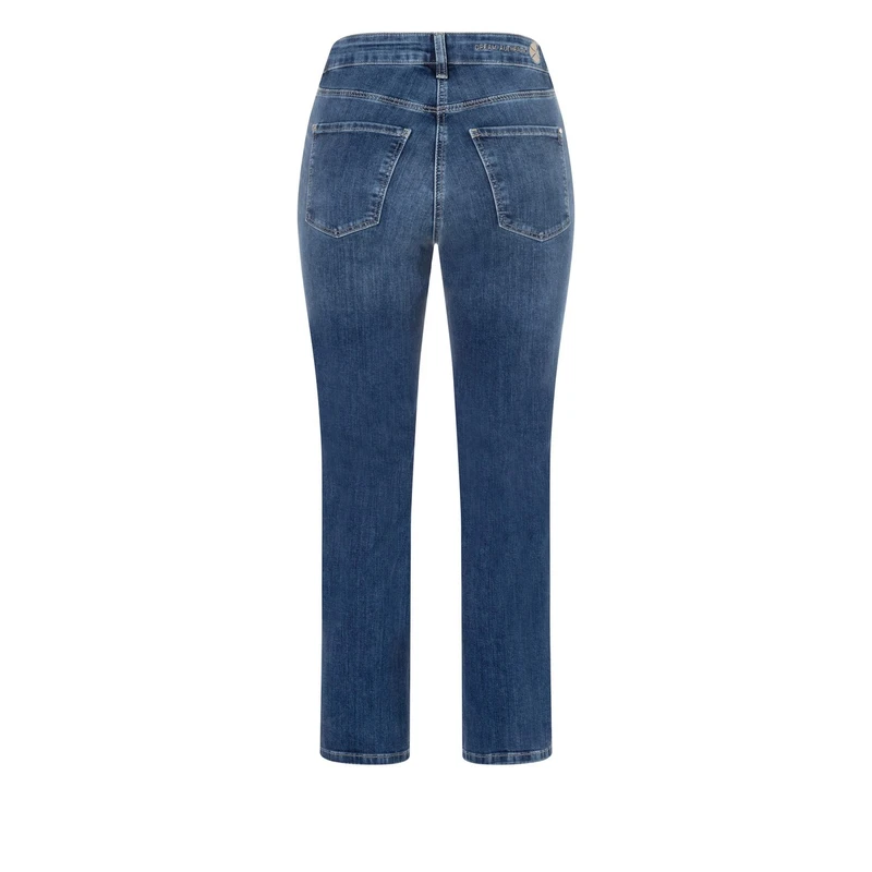 Dames Jeans DREAM KICK MAC MID BLUE DENIM