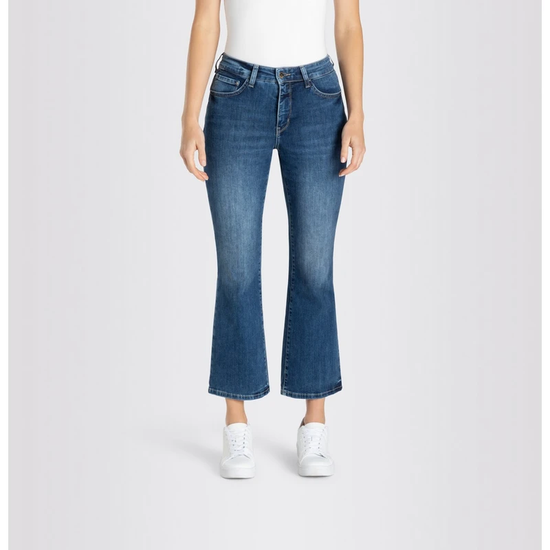 Dames Jeans DREAM KICK MAC MID BLUE DENIM