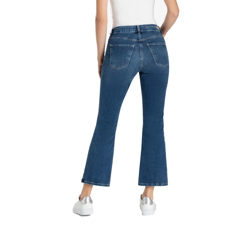 Dames Jeans DREAM KICK MAC MID BLUE DENIM