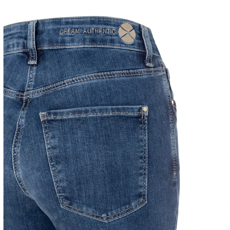 Dames Jeans DREAM KICK MAC MID BLUE DENIM