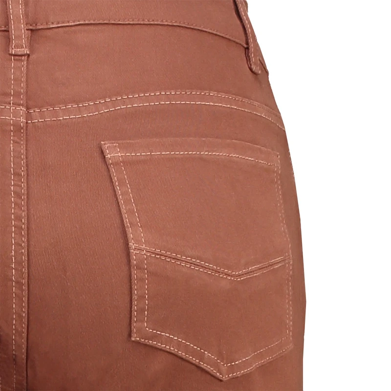 Dames Jeans EB#commaneci 82 cm Sanne MIDDEN BRUIN