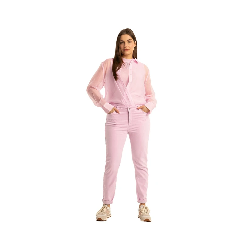 Dames Jeans EX24-22026 Expresso FUCHSIA