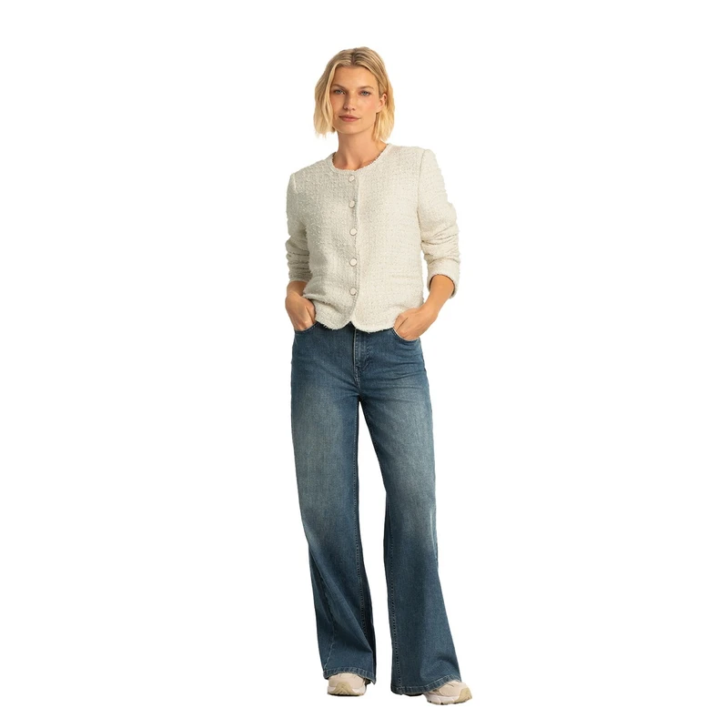 Dames Jeans EX25-22011 Expresso MID BLUE DENIM