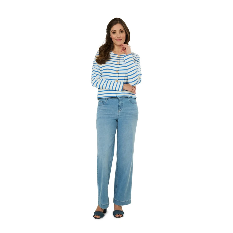 Dames Jeans FELIZA7 670721 Gardeur BLEACHED BLUE DENIM
