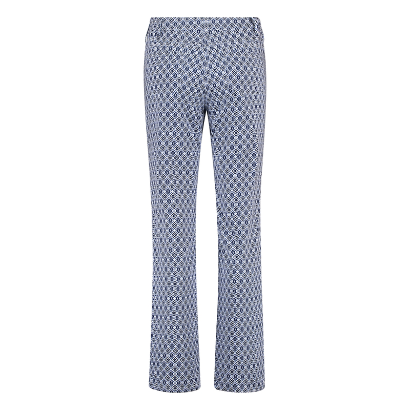 Dames Jeans Gretha geo ruit Les Copines NAVY