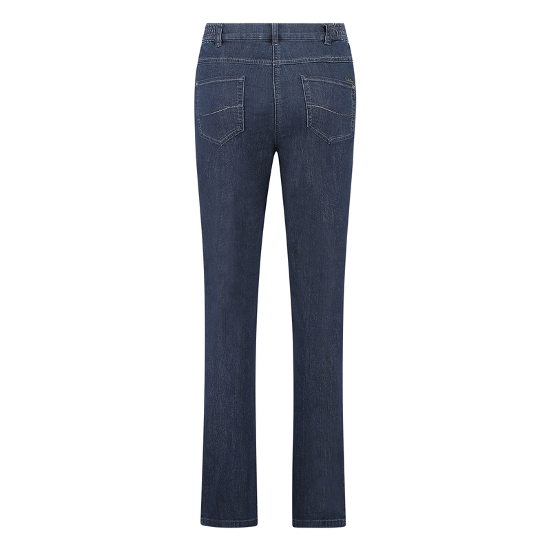 Dames Jeans GrethadenimSandra Les Copines MID BLUE DENIM