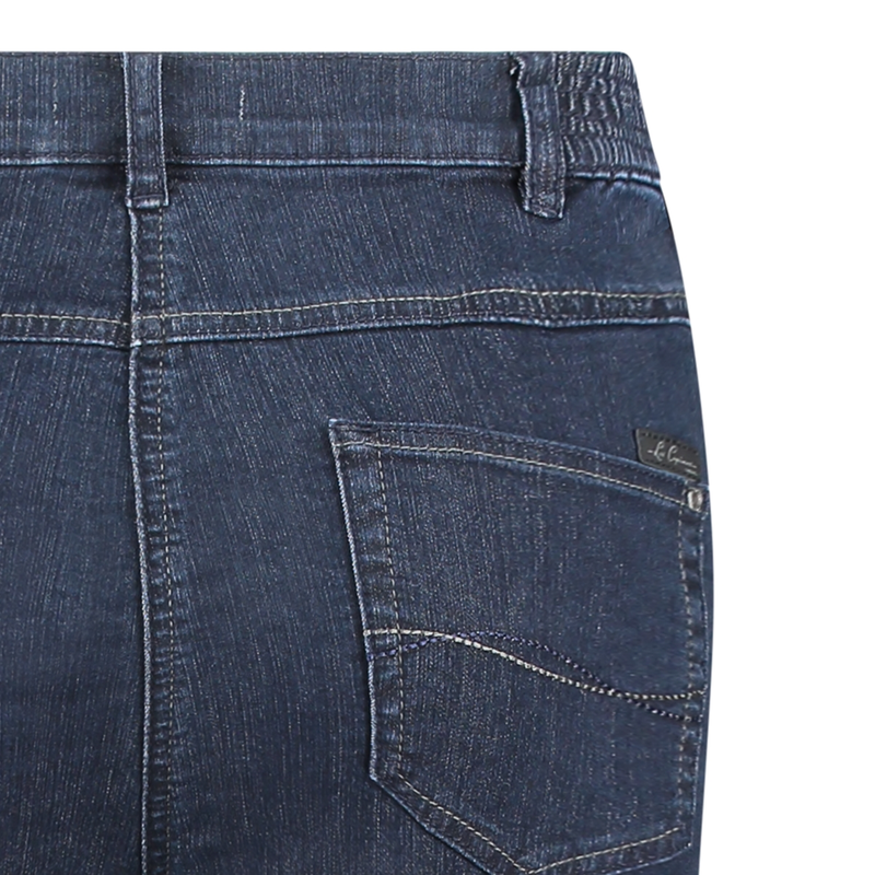 Dames Jeans GrethadenimSandra Les Copines MID BLUE DENIM