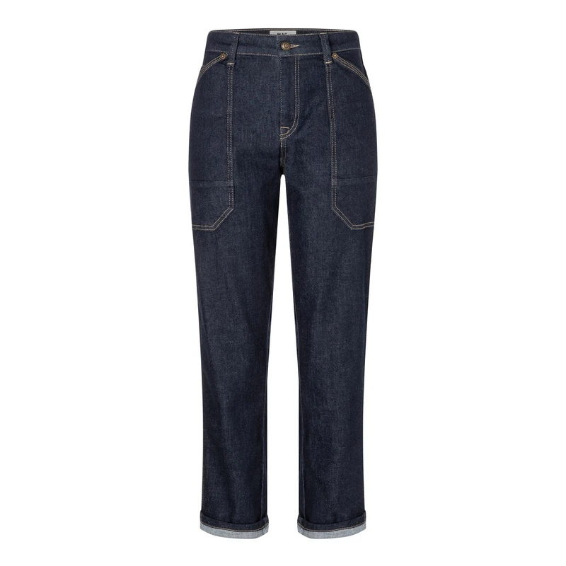 Dames Jeans IOWA MAC MID BLUE DENIM