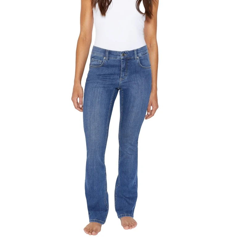 Dames Jeans Leni 346890031 Angels MID BLUE DENIM