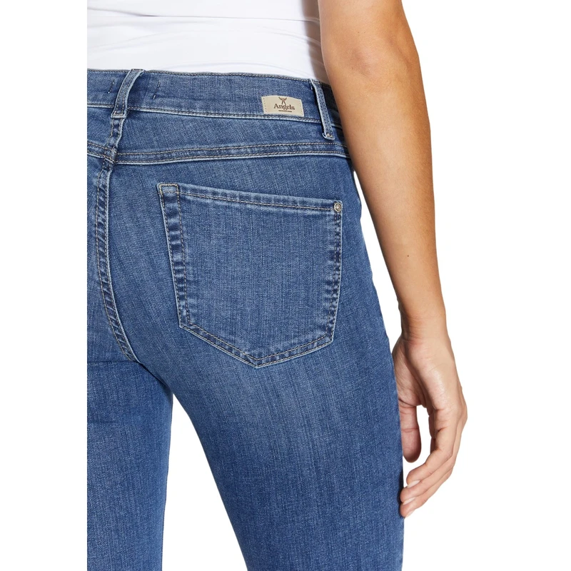 Dames Jeans Leni 346890031 Angels MID BLUE DENIM